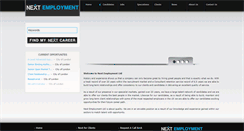 Desktop Screenshot of nextemployment.co.uk