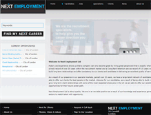 Tablet Screenshot of nextemployment.co.uk